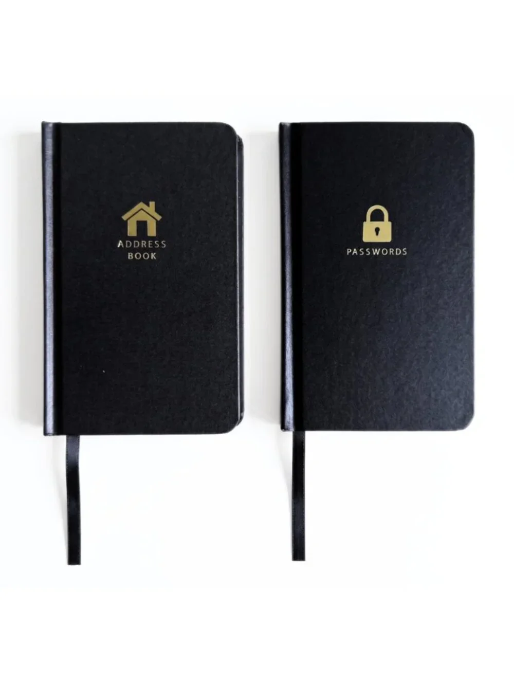 UP & UP Black Hardcover Address and Passwords Book Bundle NEW